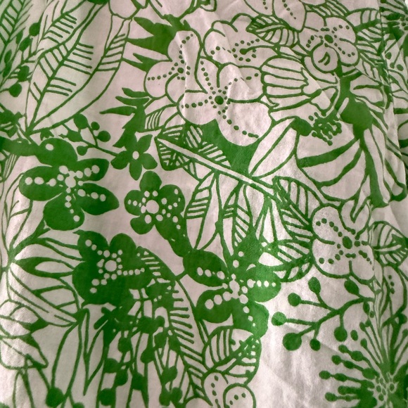 J. Crew 100% Cotton Women's Green Floral Pajama Pants - Picture 4 of 6